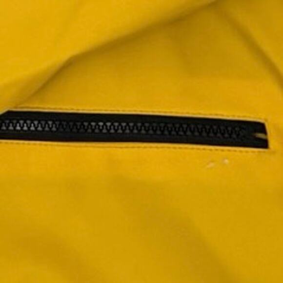 Inland Waters Outfitters Yellow Hooded Jacket XL Cape May Lewes Ferry Nautical - Picture 8 of 12